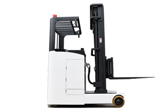 White color Electric reach forklift 2ton