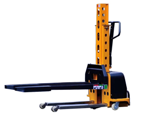 500-800kg  Self load  Semi-Electrc Pallet Stacker