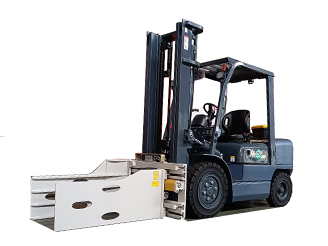 3.5T electric forklift with  lithium battery  80v270ah